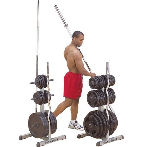 Подставка для олимпийских дисков и грифов--Body Solid GOWT